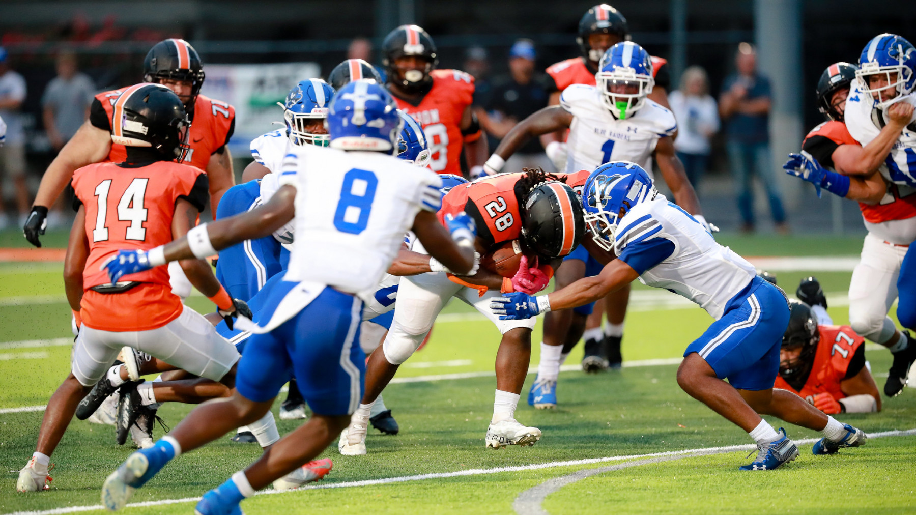 Turnovers loom large again as football falls at Bluefield