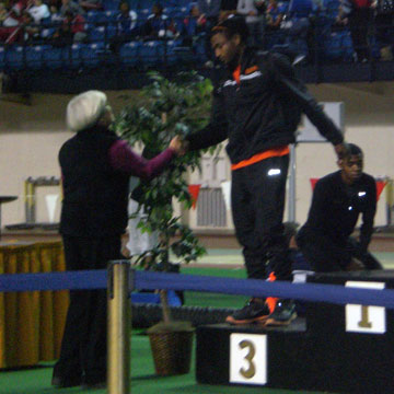 Smith takes 3rd in 60 Hurdles at Niswonger Invite