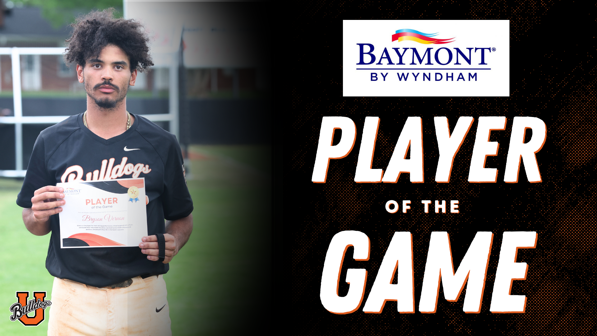 Baymont Inn Player of the Game: Brysen Vernon&nbsp;