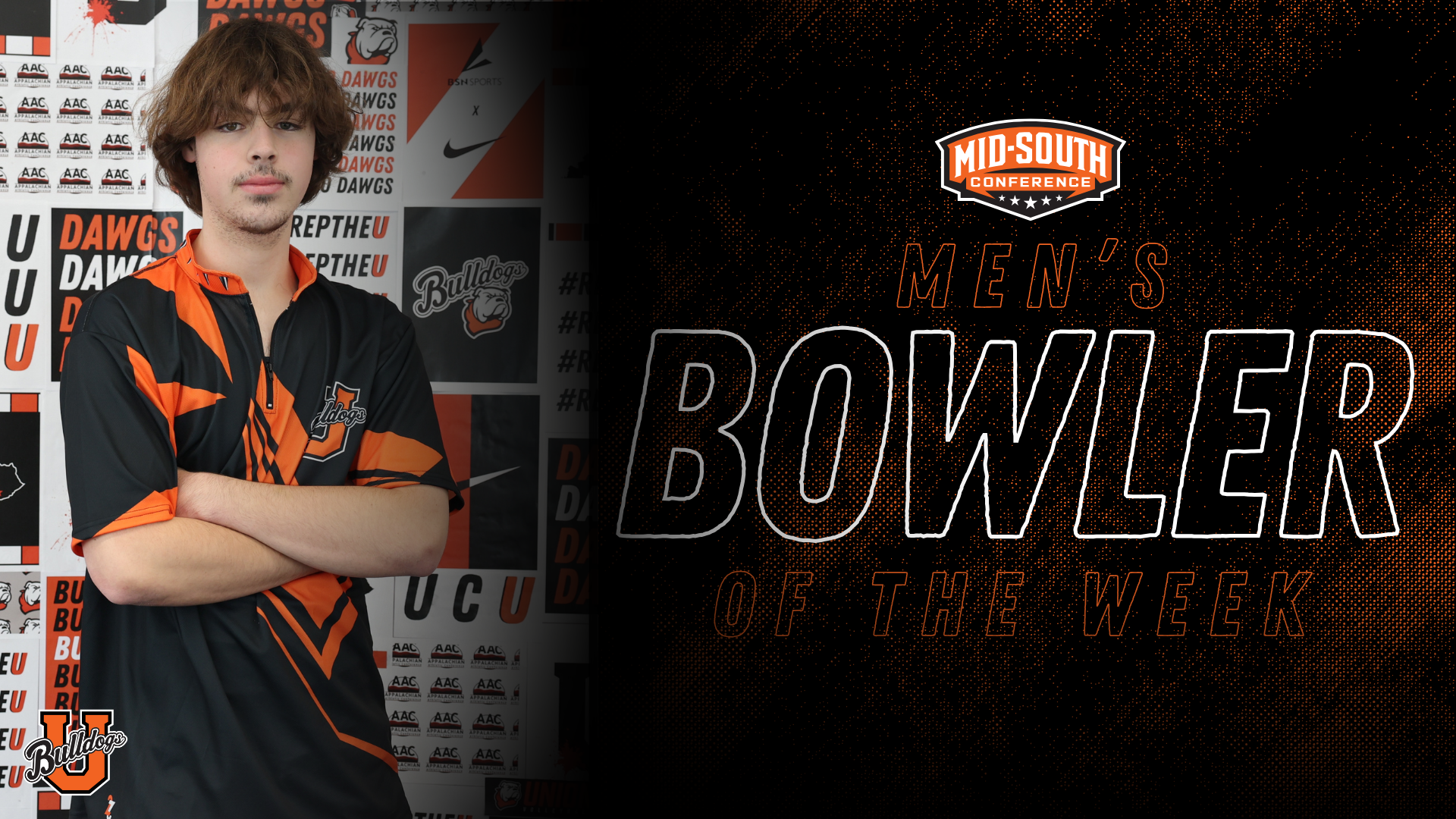 Union&rsquo;s Freshman Landon Dunlap Named MSC Bowler of the Week for Second Time