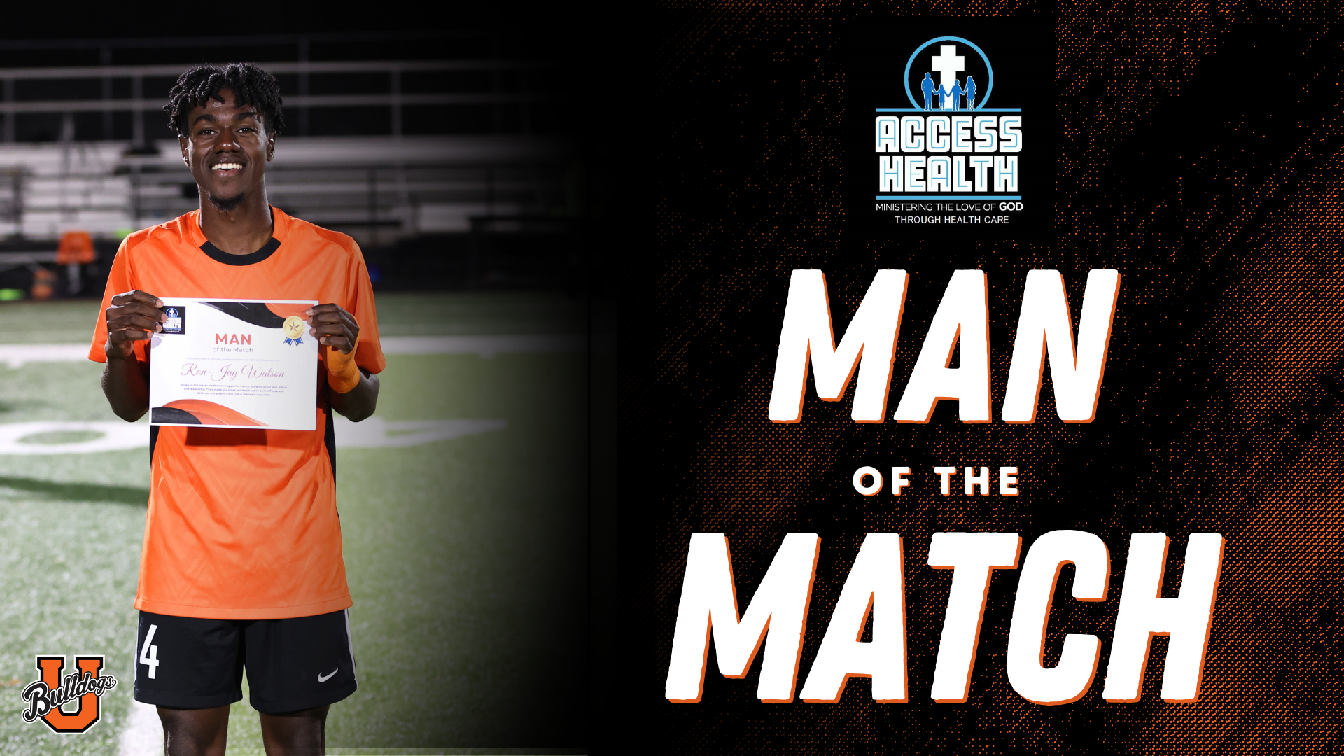 Access Health Man of the Match: Ron-Jay Watson