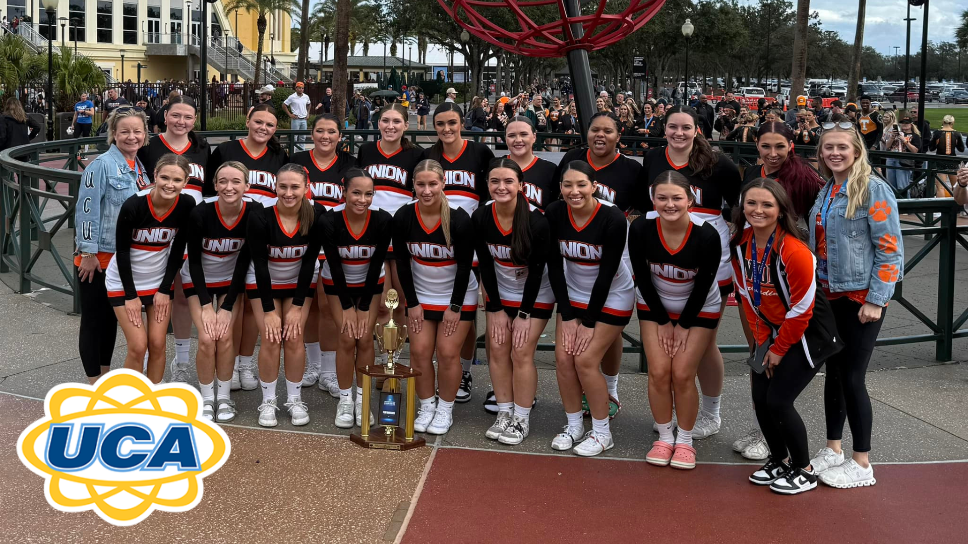 Union cheer claims seventh place at UCA College Nationals