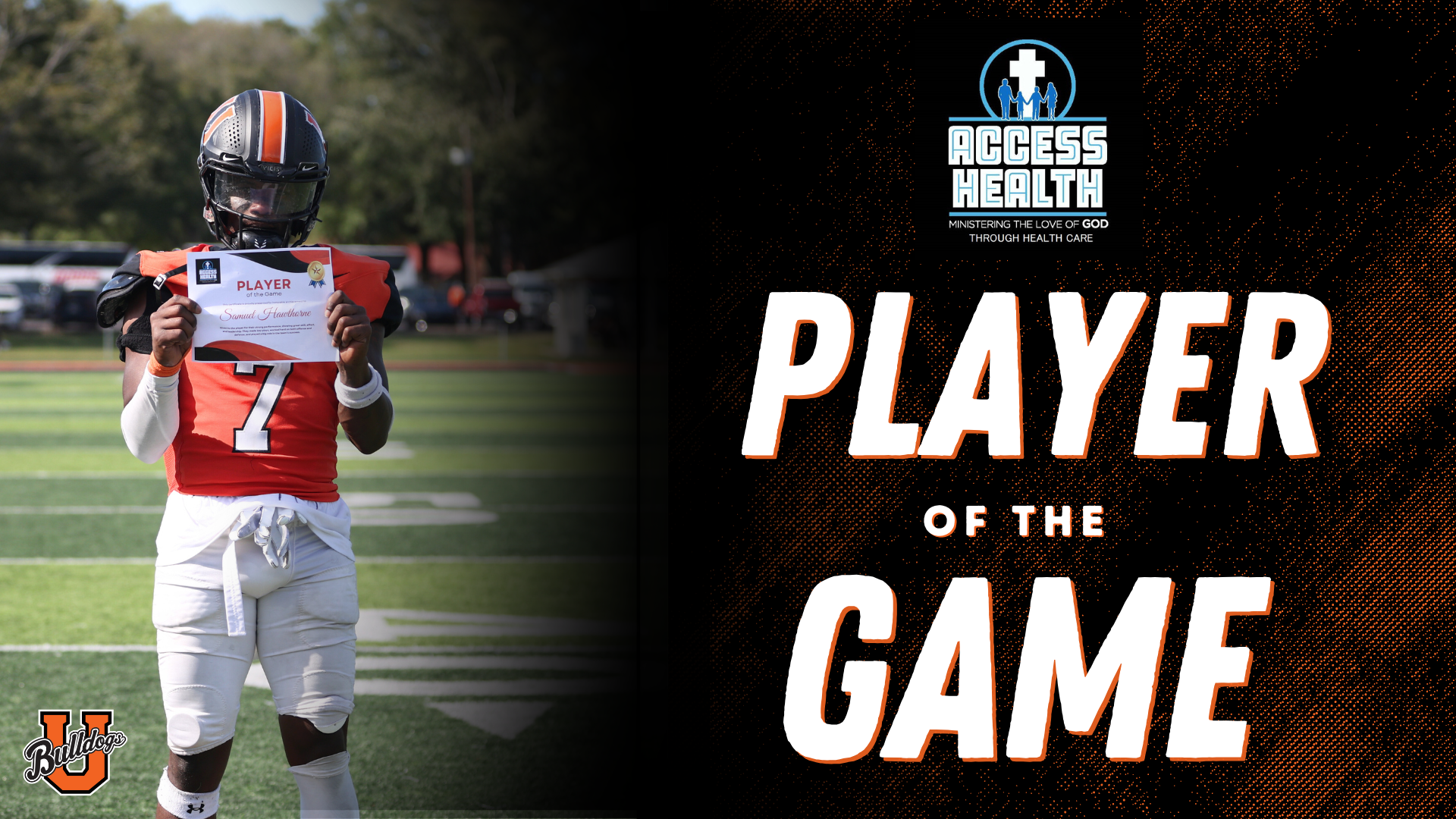 Access Health Players of the Game: Samuel Hawthorne